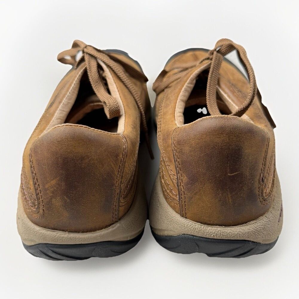 KEEN Toyah Womens 7.5 Brown Leather Hiking‎ Walking Lace Up Shoes - Picture 2 of 7